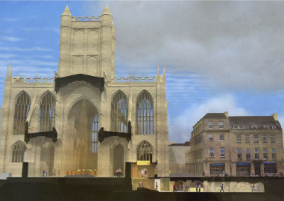 Synergy run for Bath Abbey Footprint Project