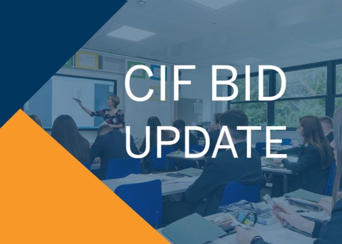 Condition Improvement Fund (CIF) 2020-21 Results Delayed